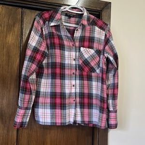Topshop plaid shirt